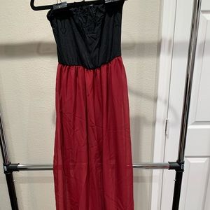 Tube top dress